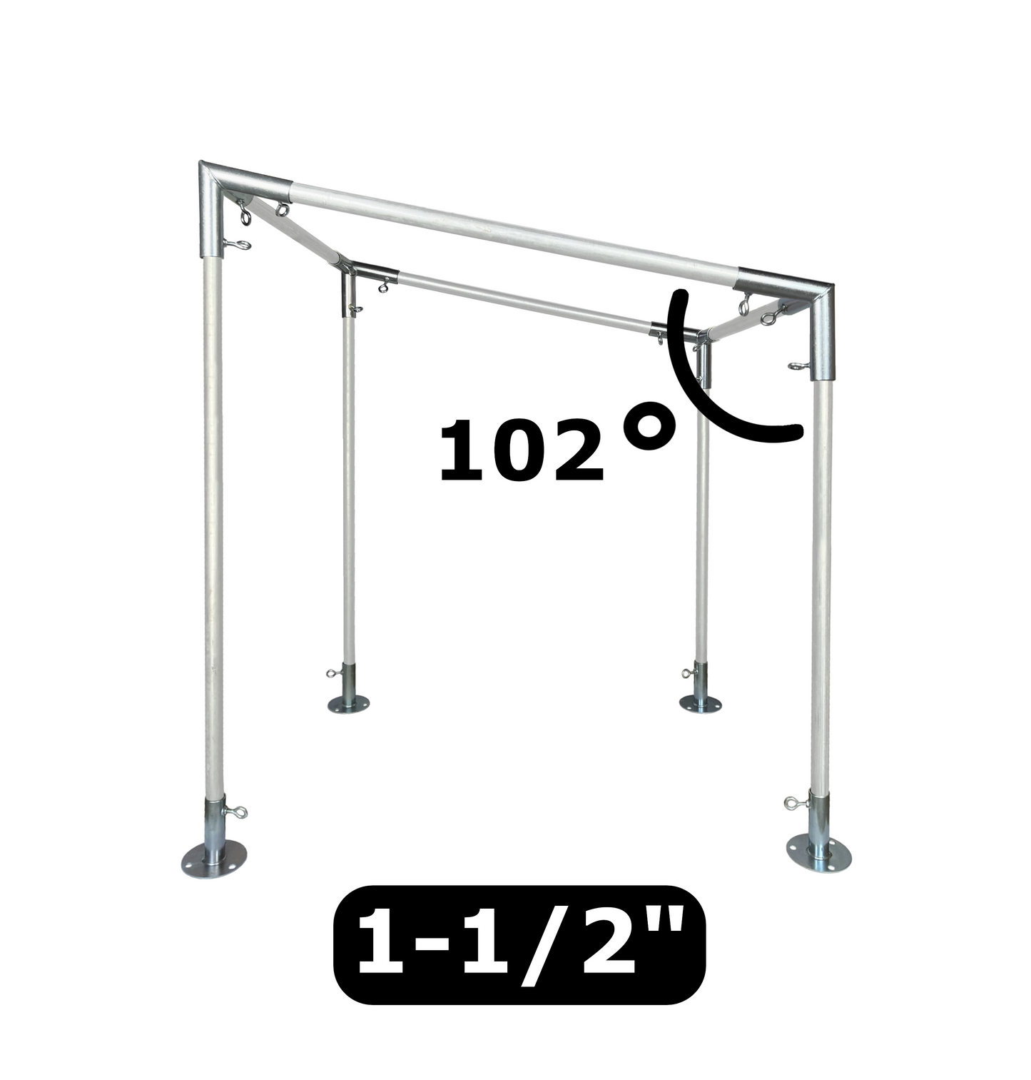 Slope (Lean-To) Canopy (1-1/2")