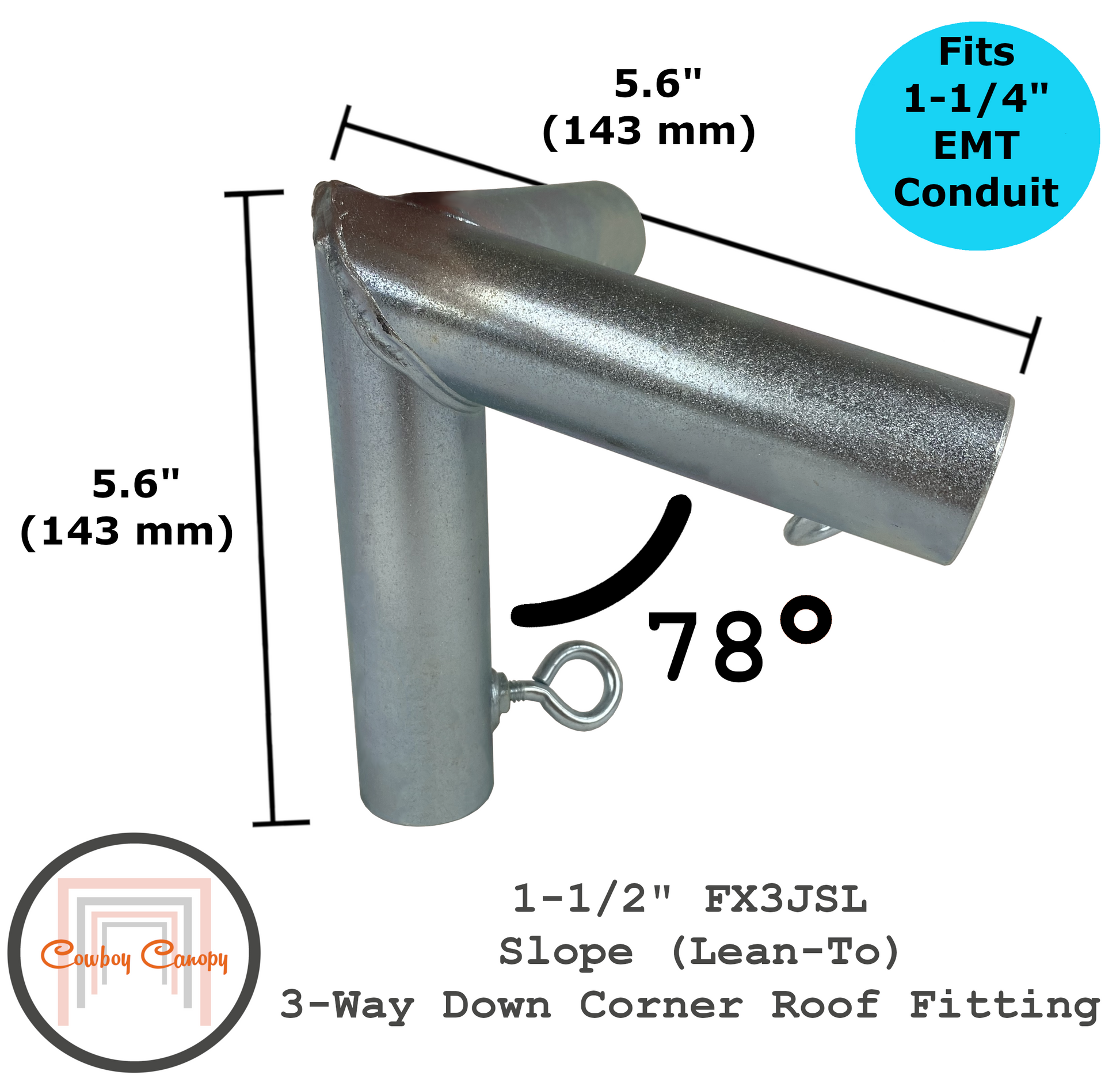 Lean To Shed Kit 10u2032 X 20u2032 Slope, Lean-to Canopy Fittings