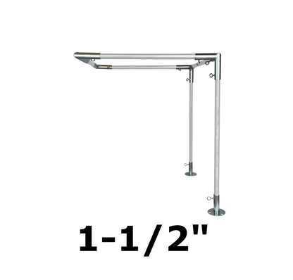 10' Wide Wall-Mounted Flat Awning (1-1/2")