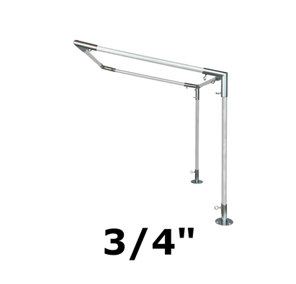 10' Wide Wall-Mounted Slope Awning (3/4")