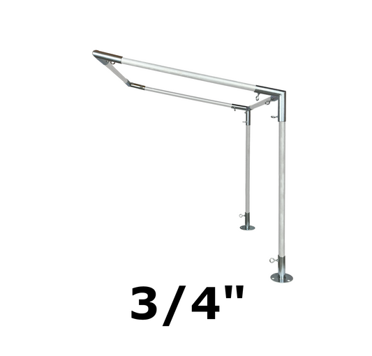 10' Wide Wall-Mounted Slope Awning (3/4")