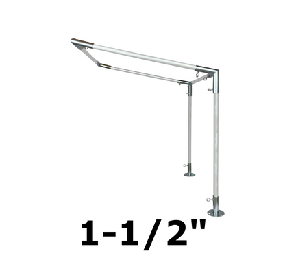 10' Wide Wall-Mounted Slope Awning (1-1/2")