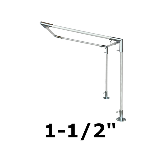 10' Wide Wall-Mounted Slope Awning (1-1/2")