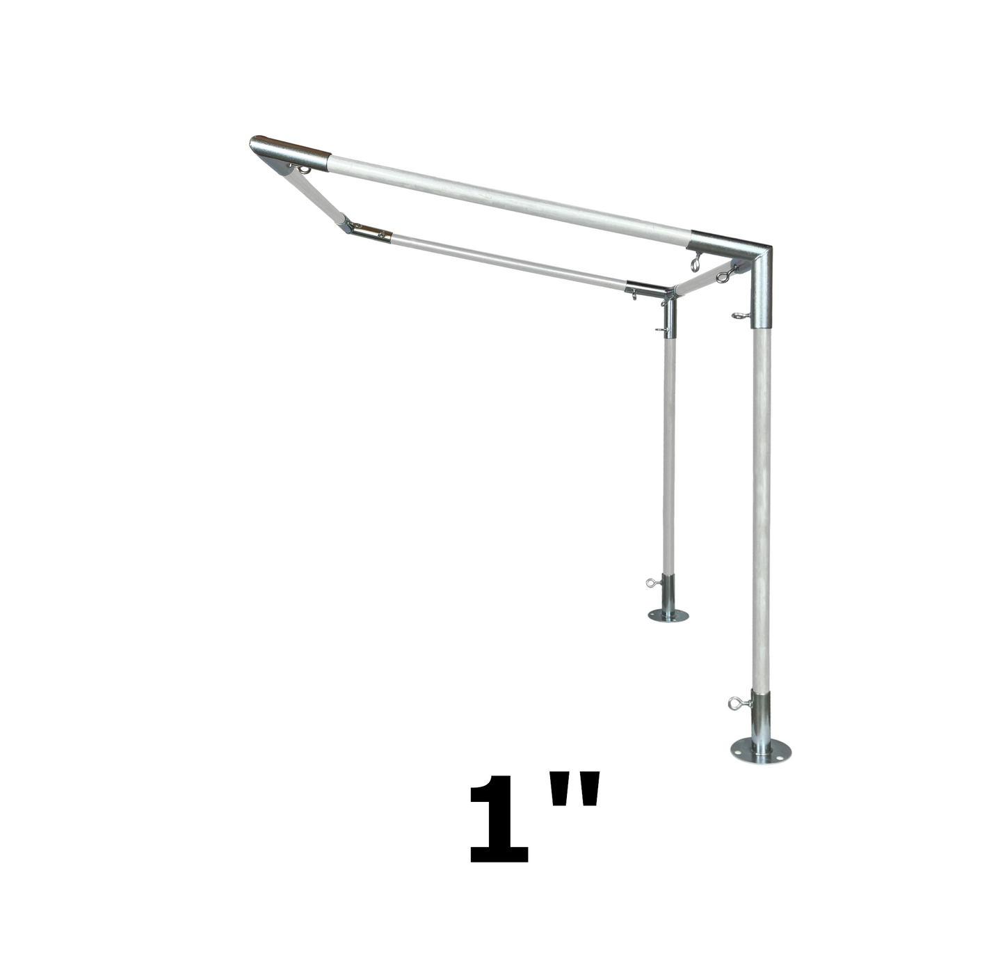 10' Wide Wall-Mounted Slope Awning (1")