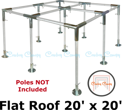20' Wide Flat Canopy Kits (1-1/2")