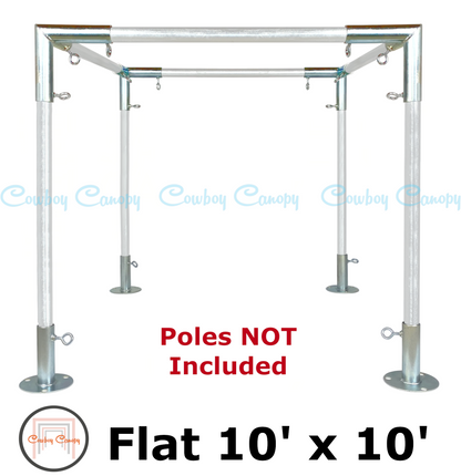 10' Wide Flat Canopy Kits (1-1/2")