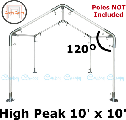 10' Wide High Peak Canopy Kits (1")