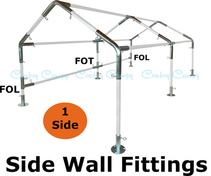 10' Wide High Peak Canopy Kits (1")