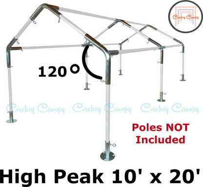 10' Wide High Peak Canopy Kits (1")