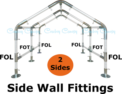 20' Wide High Peak Canopy Kits (1-1/2")