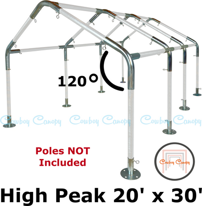 20' Wide High Peak Canopy Kits (1-1/2")