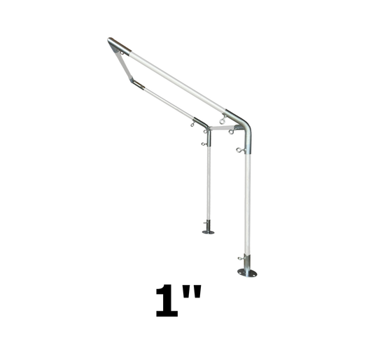 10' Wide Wall-Mounted High Slope Awning (1")