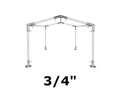 10' Wide Low Peak Canopy Kits (3/4")