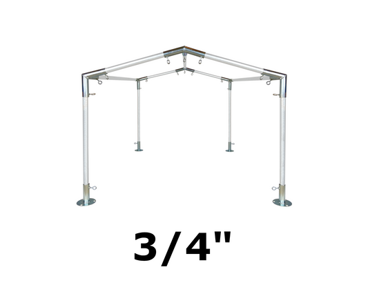 10' Wide Low Peak Canopy Kits (3/4")