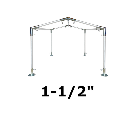 10' Wide Low Peak Canopy Kits (1-1/2")