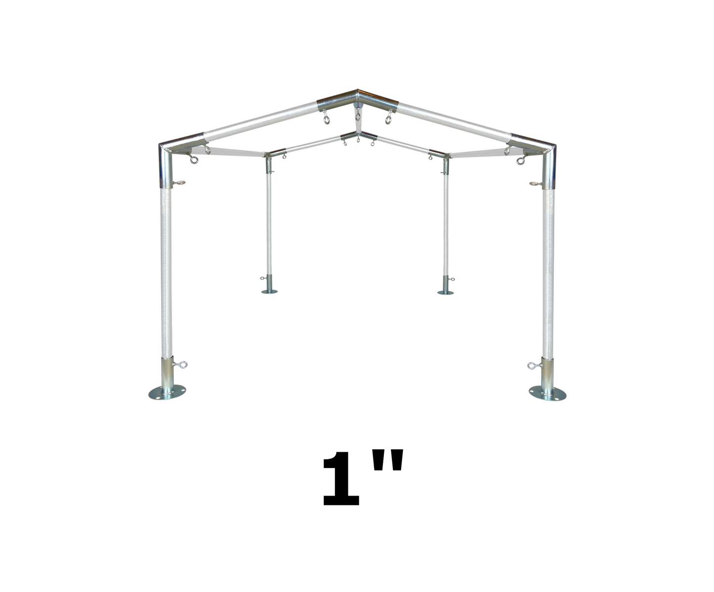 10' Wide Low Peak Canopy Kits (1")