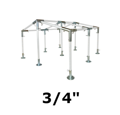 20' Wide Low Peak with Center Legs Canopy Kits (3/4")