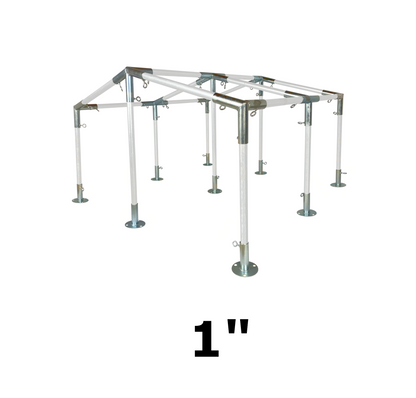 20' Wide Low Peak with Center Legs Canopy Kits (1")