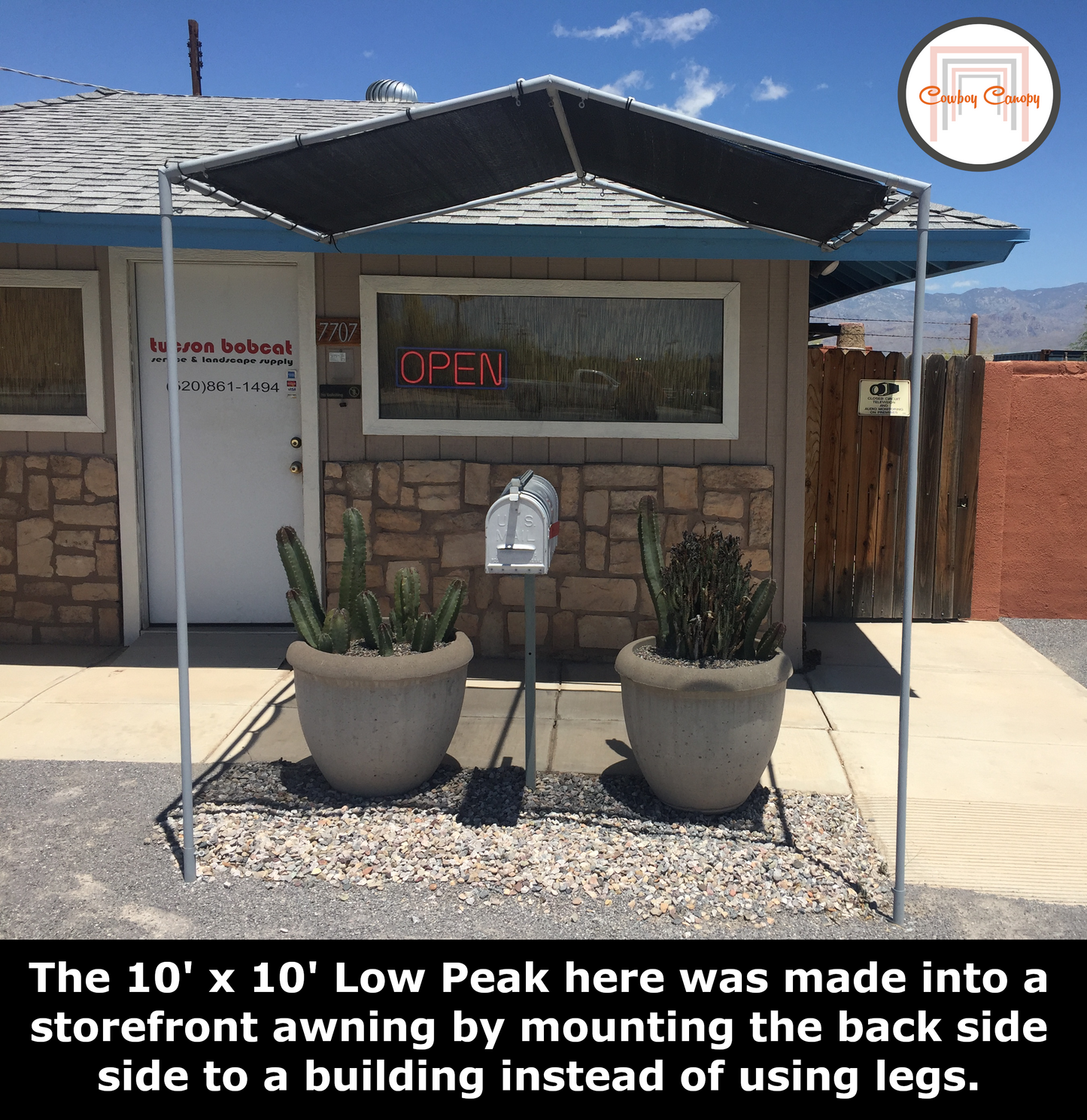 20' Wide Low Peak Canopy Kits (1-1/2")