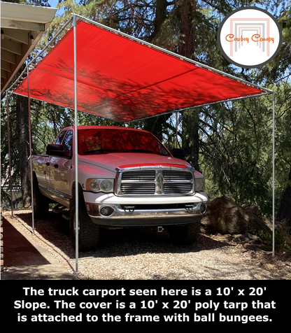 10' Wide Slope Canopy Kits (3/4")