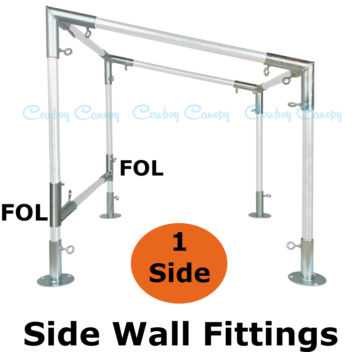 10' Wide Slope Canopy Kits (3/4")