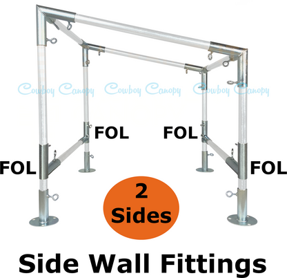 10' Wide Slope Canopy Kits (3/4")
