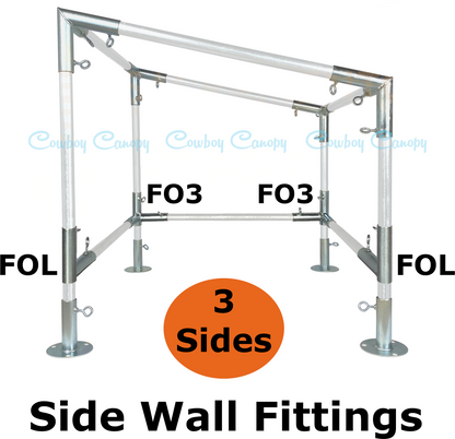 10' Wide Slope Canopy Kits (3/4")