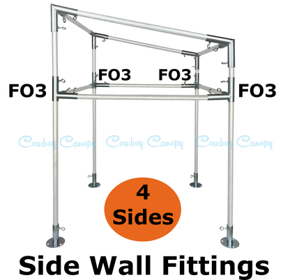 10' Wide Slope Canopy Kits (3/4")