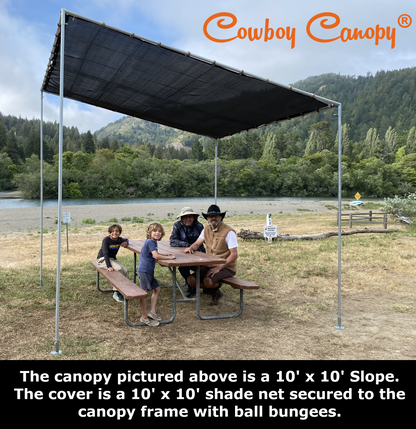 10' Wide Slope Canopy Kits (3/4")