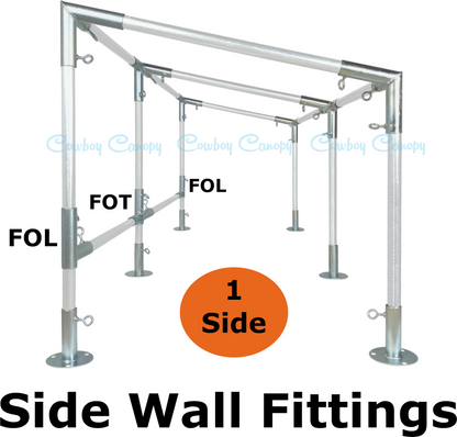 10' Wide Slope Canopy Kits (3/4")