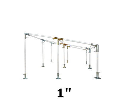20' Wide Slope with Center Legs Canopy Kits (1")