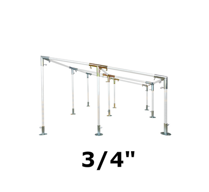 20' Wide Slope with Center Legs Canopy Kits (3/4")