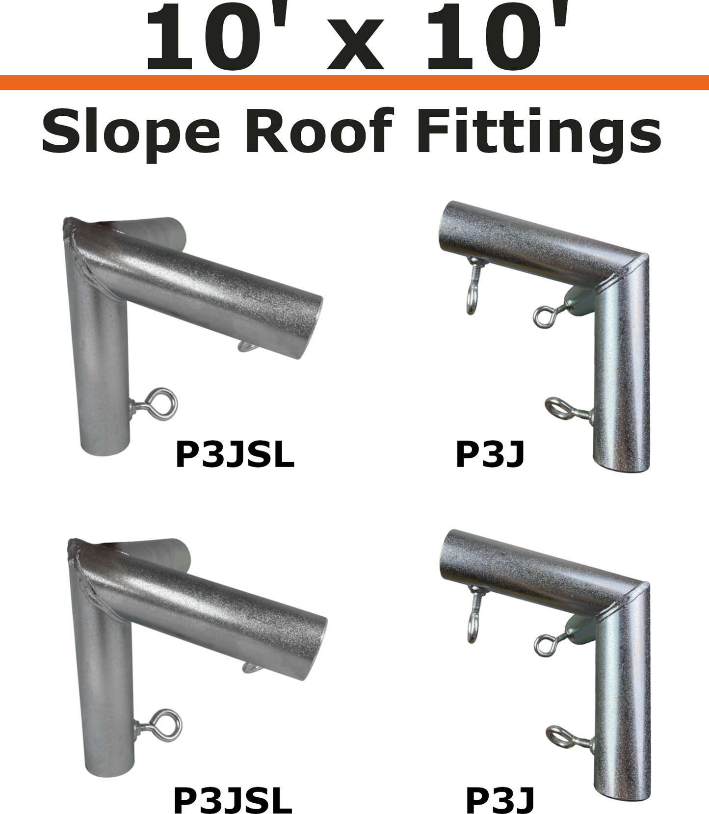 10' Wide Slope Canopy Kits (1")
