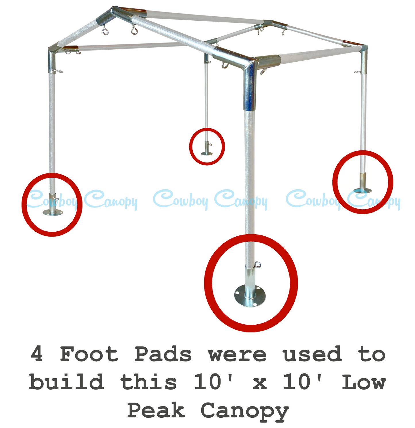 1" Foot Pad