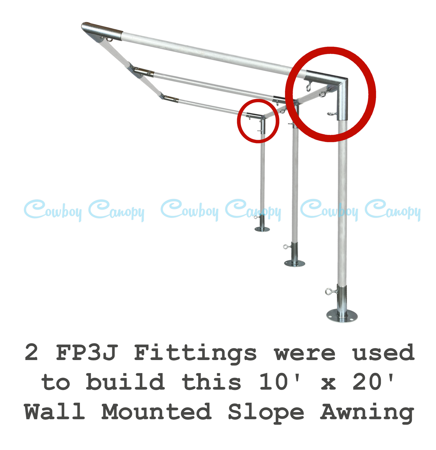 1" FP3J Canopy Fitting