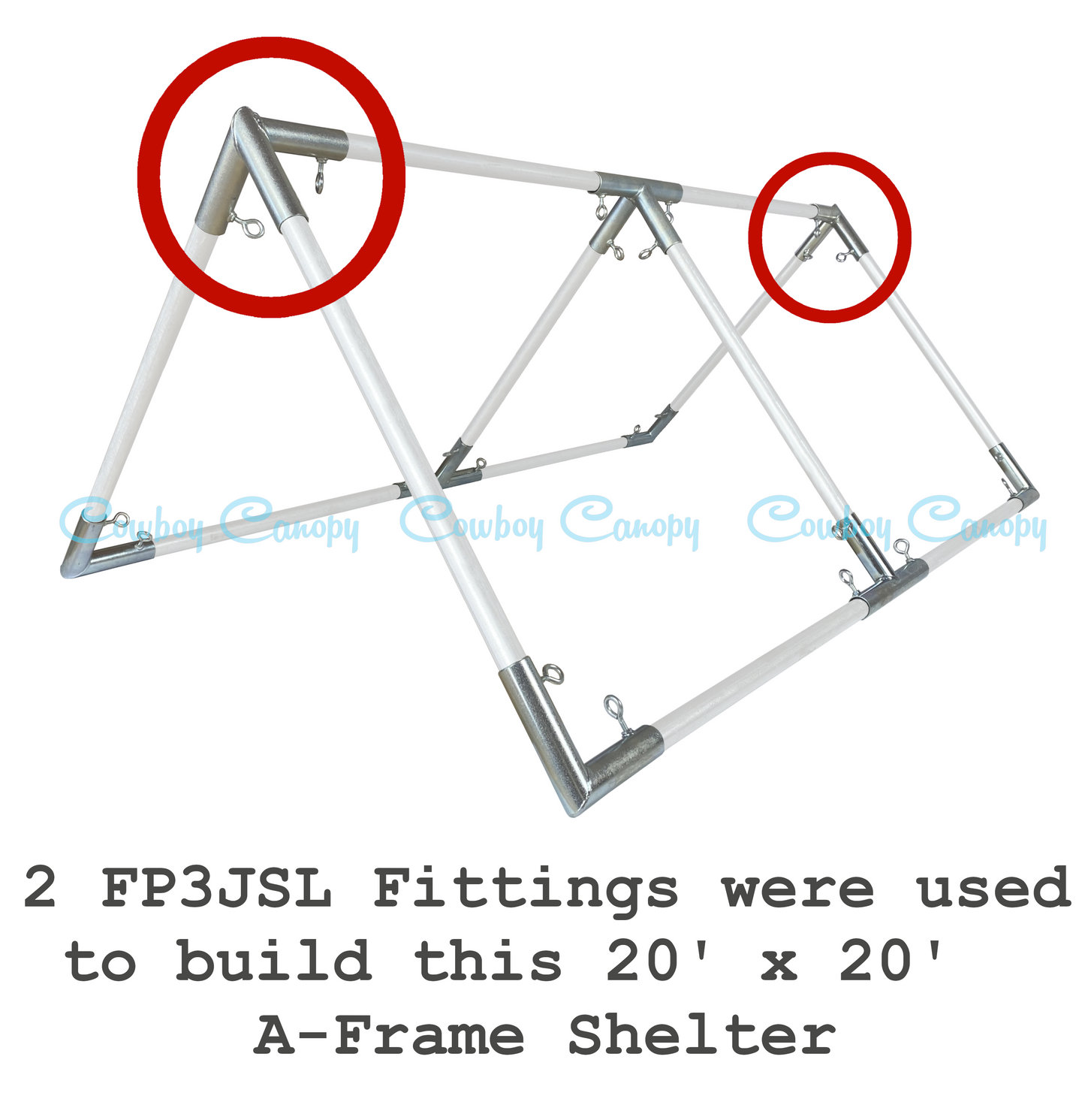 1" FP3JSL Canopy Fitting