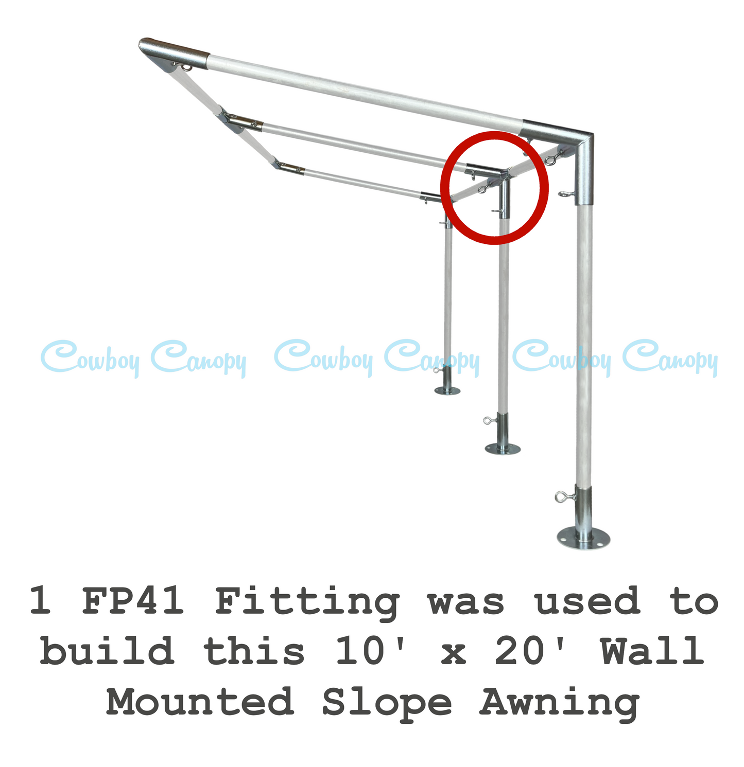 1" FP41 Canopy Fitting