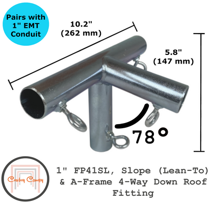 1" FP41SL Canopy Fitting