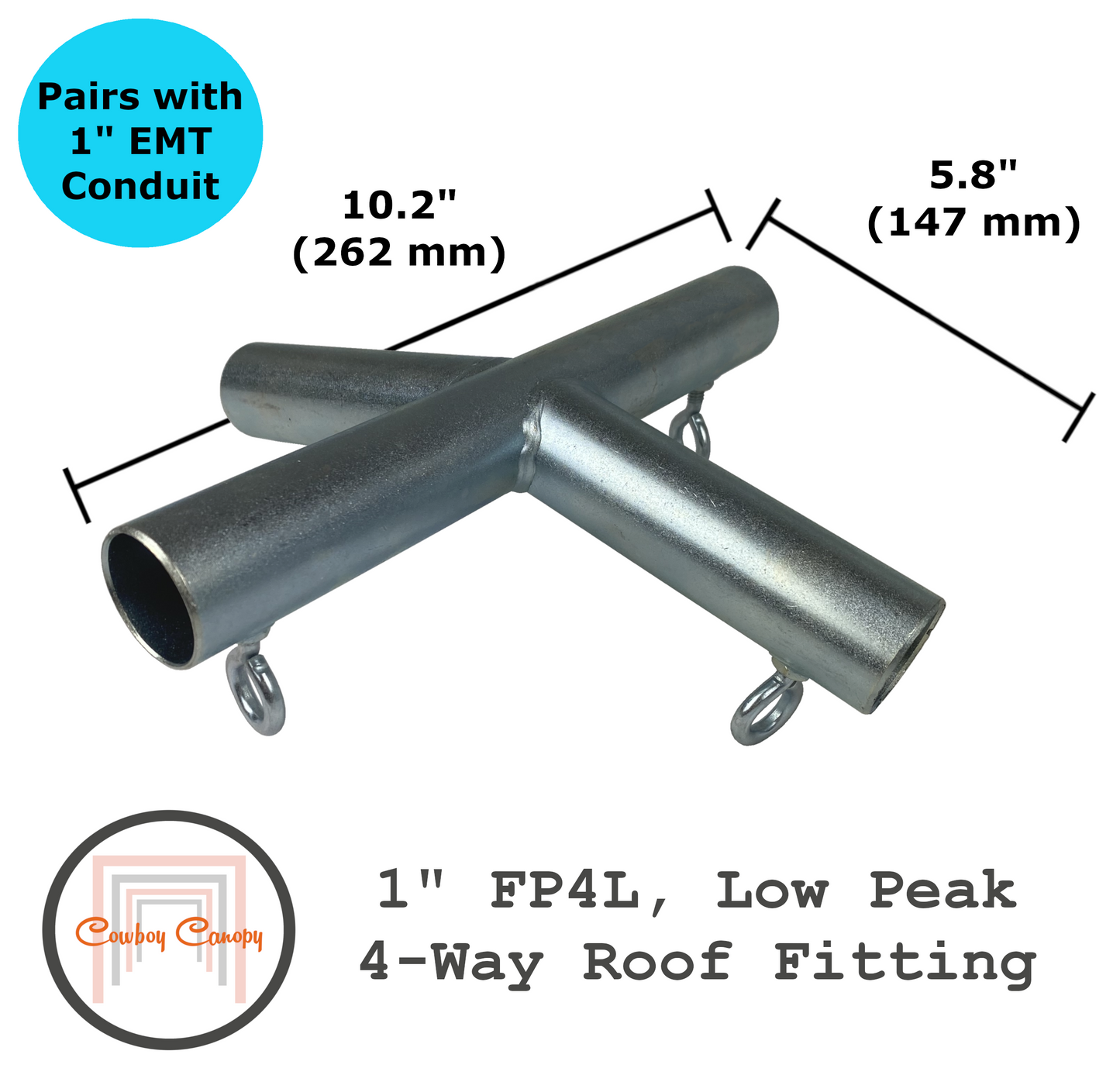 1" FP4L Canopy Fitting