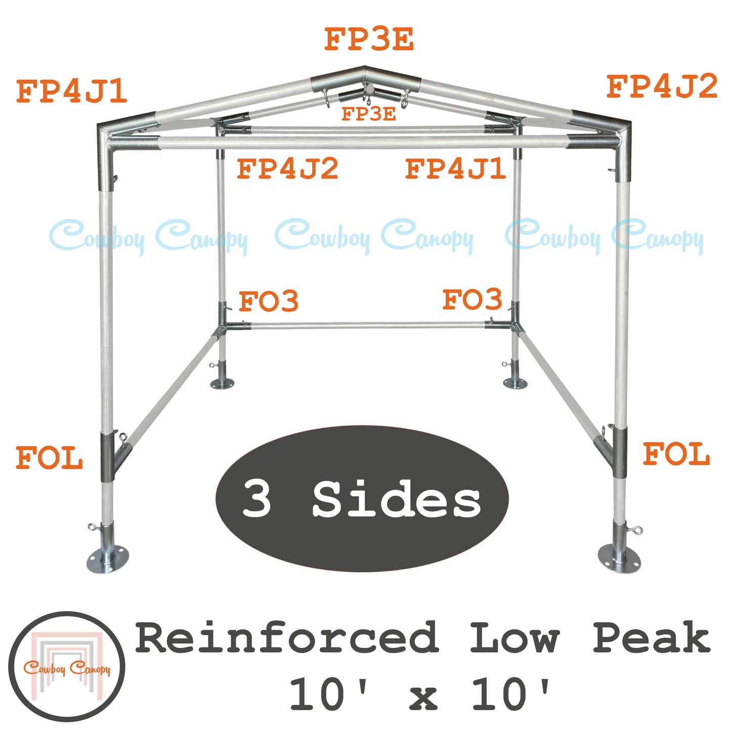 Low Peak (Reinforced) Canopy