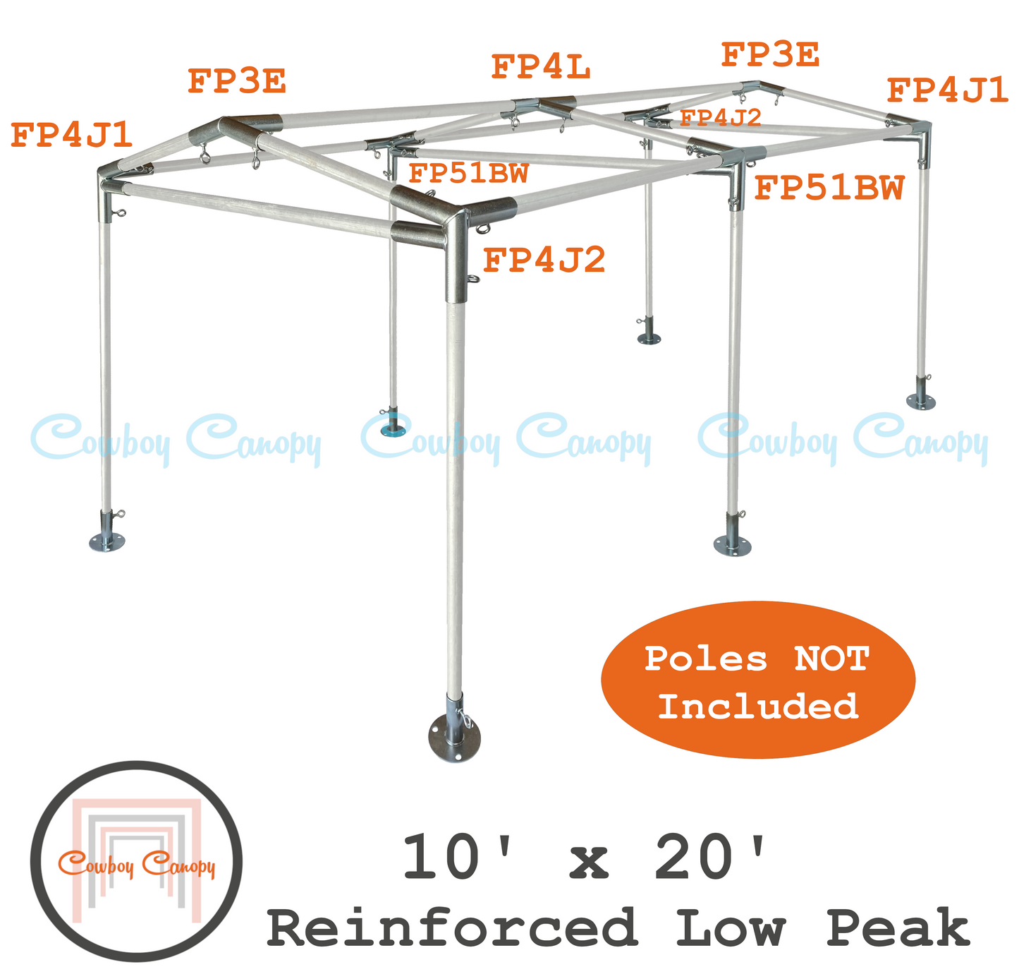 Low Peak (Reinforced) Canopy