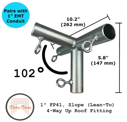 Slope (Lean-To) Canopy (1")